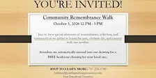 Community Remembrance Walk