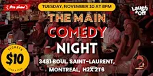 TUESDAY Pro Comedy Show | The Main Comedy Show in Montreal on Nov. 10