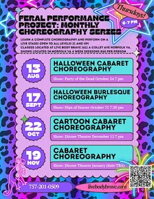 Feral Performance Project: Monthly Choreography Series