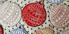 Enamel Christmas Decorations Class
