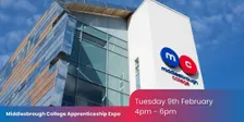 Middlesbrough College Apprenticeship Expo | Attendee Booking