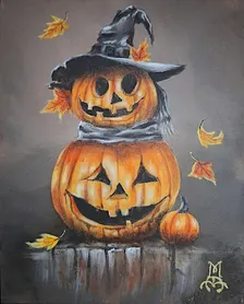 Double Trouble Acrylic Painting with Marco Aguilar