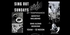 sing-a-long @ temperance | Sing Out Sunday "Movie Sound Tracks"
