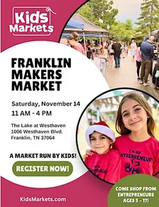 Kids Markets at Franklin Makers Market