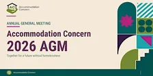 AGM - Accommodation Concern