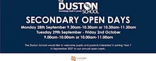 The Duston School - Secondary Open Days