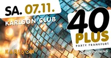 40plus Party Frankfurt – Grand Opening