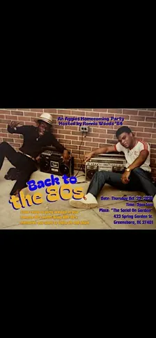 Back to the 80s. A Homecoming event for the century