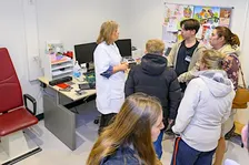 Reserveer een rondleiding via de rode knop