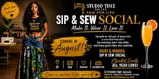 Sip & Sew: Upcycled Denim Skirt & Mimosas | Studio Time Dallas