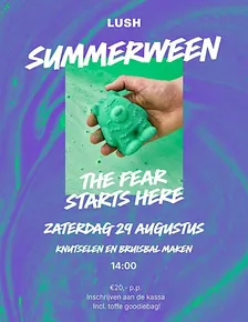 Lush Wijnegem Summerween! Knutselen en bruisbal maken.