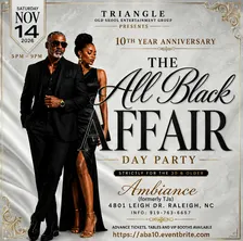 The Grown Folks All Black Affair 2026 "10th Annual Celebration"
