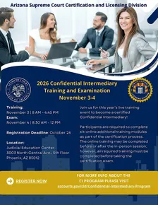 2026 Confidential Intermediary Training & Examination November 3-4