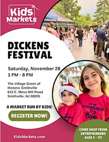 Kids Markets at Dickens Festival in Smithville
