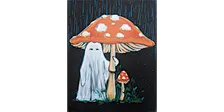 Ghost in the Rain - Paint and Sip in Sacramento | Classpop!™