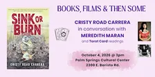 BOOKS, FILMS & THEN SOME: Cristy Road Carrera / Meredith Maran