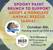 Spooky Paint Brunch to Support Adopt a Homeless Animal Rescue (AAHA)