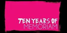 Memoriam Development 10th Anniversary Gala