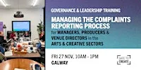 Managing the Complaints Reporting Process