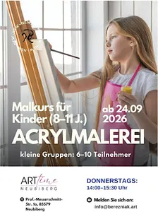 Acrylmalerei für Kinder (8–11 Jahre)