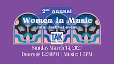 Women in Music: mini festival event day honoring female musicians