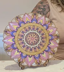 Gold Leaf Mandala & Sacred Word Intentions Workshop