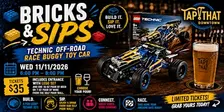 Bricks & Sips Technic Off-Road Race Buggy Toy Car