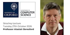 Strachey Lecture - Professor Alastair Beresford