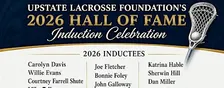 2026 Upstate Lacrosse Foundation Hall of Fame Dinner