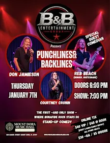 Punchlines and Backlines LIVE