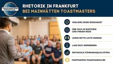 Rhetorik bei Mainhätten Toastmasters