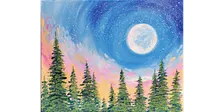 Moon Over the Forest - Paint and Sip in Cincinnati | Classpop!™