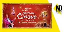 21ème Festival du cirque de Namur - Dimanche 01 novembre 2026 11h