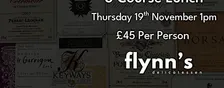 Beaujolais Nouveau Lunch at Flynn's