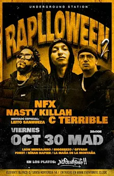 RAPLLOWEEN 2 - NFX • NASTY KILLAH • C TERRIBLE • LEITO SANHUEZA