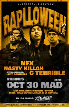 RAPLLOWEEN 2 - NFX • NASTY KILLAH • C TERRIBLE • LEITO SANHUEZA