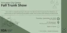 Princeton City Center - Welcome Happy Hour & Fall Trunk Show