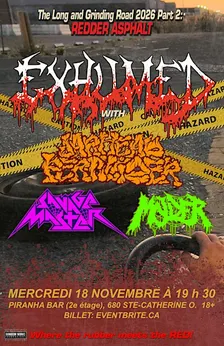 Exhumed, Jarhead Fertilizer, Savage Master, Molder