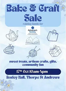 Bake & Craft Sale for Alzheimer’s society