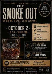 THE SMOKE OUT | Barrel Room Event