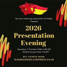 Surf Lifesaving Association of Wales Presentation Night 2026