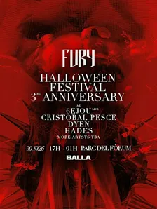 Fury 3rd Anniversary x Halloween [Balla Barcelona Festival]