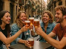 Language exchange and make new friends in Barcelona at ALOHA TIKI BAR