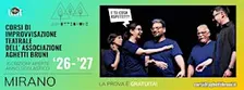 Lezione Prova di Improvvisazione teatrale Mirano (VE)  - Corsi 2026/27