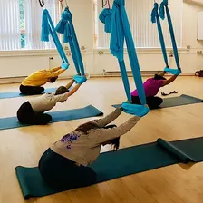 Aerial Yoga Workshop: Flow and Deep Stretch Edinburgh 5th Dec 11am-12.30pm
