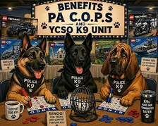 Lego Bingo to Benefit PA C.O.P.S. and YCSO K9 Unit