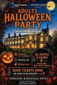 Adults Halloween Party Supporting Bradford Hospitals Charity