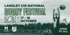 Langley U15 National Rugby Festival 2026 - 17-18 October