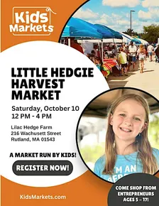 Kids Markets at the Little Hedgie Harvest Market