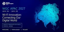 Wireless Global Congress APAC. January 26 - 28, 2027.